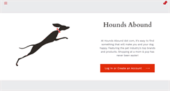 Desktop Screenshot of hounds-abound.com