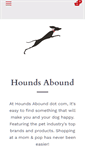 Mobile Screenshot of hounds-abound.com