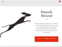 Tablet Screenshot of hounds-abound.com